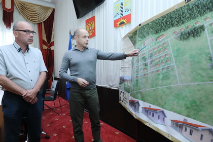 Сергей Сокол проверил в Черемхово ход строительства микрорайона для пострадавших от наводнения